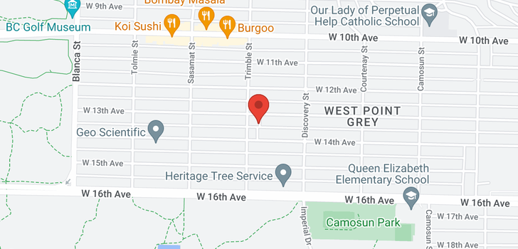 map of 4238 W 14TH AVENUE